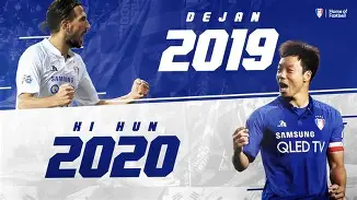 关于水原三星球员合影庆祝，前程一片光明的信息